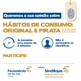 Pesquisa HÁBITOS DE CONSUMO: ORIGINAL e PIRATA 2023.