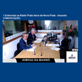 Entrevista na Rádio Prata Serra de Nova Prata - Assunto CONVOCAÇÃO.