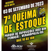 Por ACIV Veranópolis - 7ª edição da “Queima de Estoques” - Sindilojas Regional Nova Prata - APOA e COMPARTILHA.