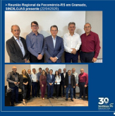 Reunião Regional da Fecomércio-RS em Gramado, Sindilojas Regional Nova Prata, presente (22/04/2026).