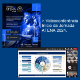 Videoconferência início da Jornada ATENA 2024.