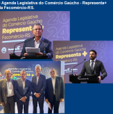 Agenda Legislativa 2024 do Comércio Gaúcho - Representa+ da Fecomércio-RS.