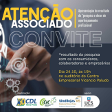 CONFIRME A SUA PRESENÇA!!! CONVITE - IMPORTANTE - Divulgação da Pesquisa feita em Nova Prata.