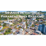 Nova Bassano comemora 59 anos de emancipação - Sindilojas Regional Nova Prata - COMPARTILHA: Por Município de Nova Bassano.