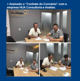 Assinado o “Contrato do Convênio” com a empresa HUA Consultoria e Analise.