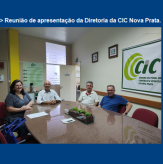 Reunião de apresentação da Diretoria da CIC Nova Prata.