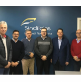 Sindilojas Regional Nova Prata, recebe representantes da Fecomércio-RS.