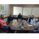 Reunião com Representantes da “Dale Carnegie” e CDL, CIC e Sindilojas.