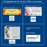 Divulgação de Fim de Ano “2024”, do SINDILOJAS.