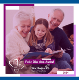 Dia dos Avós 2024 - CARTÃO - Sindilojas Regional Nova Prata.
