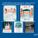 5ª EXPO PRATA e 4ª Agro Feira Sicredi - Seguimos fazendo história, de 06 a 09 de novembro 2025, em Nova Prata.