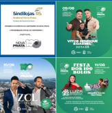 SINDILOJAS APOIA OS EVENTOS DO CENTENÁRIO DE NOVA PRATA / Nova Prata 100 anos. 