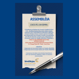 HOJE (19/03) - Assembleia de LOJISTAS para Convenção Coletiva de Trabalho 2024/2025 e 2025/2026.