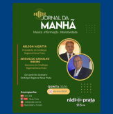 Presidente e Executivo do SINDILOJAS em entrevista na Rádio Prata (02/10/2025).