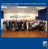 Vice-Presidente do SINDILOJAS, participa do encontro com o novo Reitor da UCS (07/05/2026).