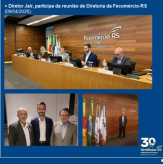 Diretor Jair, participa da reunião de Diretoria da Fecomércio-RS (09/04/2026).