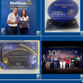 Lucinara Tonial recebe reconhecimento do SINDILOJAS, pelo trabalho interno na entidade na “Jornada ATENA 2025” (01/04/2026)