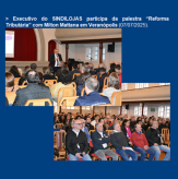 Executivo do SINDILOJAS participa da palestra “Reforma Tributária” com Milton Mattana em Veranópolis (07/07/2025).