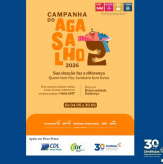 O frio chegou, vamos colaborar e aquecer - Campanha do Agasalho 2026.