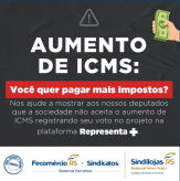 AUMENTO DE ICMS: Você quer pagar mais impostos?