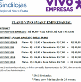 Uma opção para você economizar - Telefonia Empresarial VIVO / Sindilojas Regional Nova Prata.