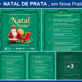 NATAL DE PRATA 2023 - Por Município de Nova Prata/RS - Sindilojas Regional Nova Prata – APOIA e CONVIDA.