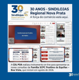 Executivo do SINDILOJAS participa no treinamento sobre a nova "Família SCPC Positivo" (14/07/2026).