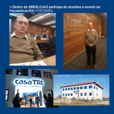 Diretor do SINDILOJAS participa de reuniões e evento na Fecomércio-RS (17/07/2025).