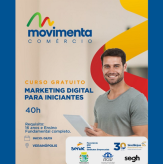 Curso gratuito “Marketing Digital para Iniciantes” - 40h, em Veranópolis.