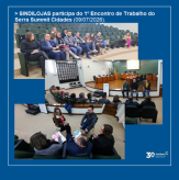 <p>Sindilojas Regional Nova Prata participa do 1º Encontro do Serra Summit Cidades (09/07/2026). > Na última quinta-feira (09/07), o Sindilojas Regional Nova Prata participou do 1º Encontro de Trabalho do Serra Summit Cidades, realizado na Câmara de Vereadores do município. A entidade foi representada pela diretora Sonia Reginato e pelo executivo Ariovaldo Carvalho Ribeiro, em um evento que também reuniu lideranças da CDL e da CIC. O projeto Serra Summit Cidades é uma iniciativa que busca conectar pessoas, empresas e instituições para construir uma região mais inovadora, criativa e humanizada. Com a participação no encontro, o Sindilojas reforça seu compromisso com o desenvolvimento sustentável e o fortalecimento do comércio local. #SindilojasRegionalNovaPrata > Sindilojas Regional Nova Prata, 30 anos. A força do comércio está aqui. Se é COMÉRCIO, é Sindilojas Regional Nova Prata: Uma entidade FORTE!</p>